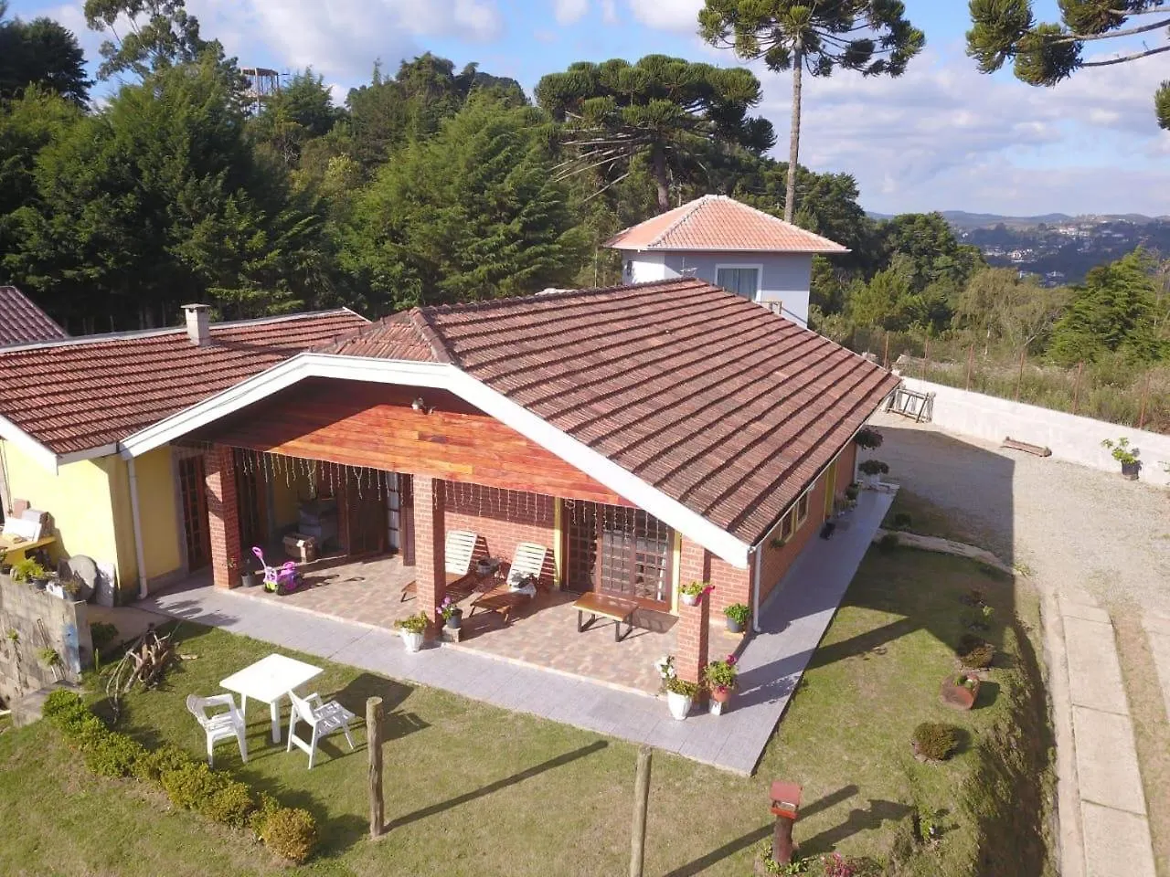 公寓 Campos do JordãoCasa Aconchegante Na Montanha公寓 巴西